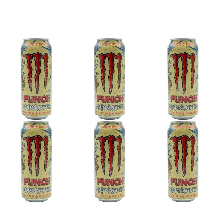 Monster Pacific Punch Energy Drink 500ml - Pack of 6