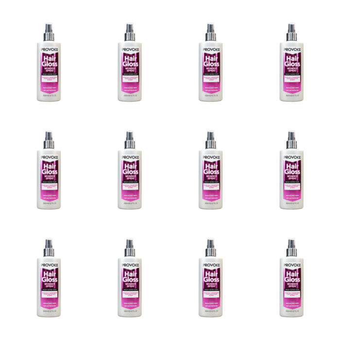 Provoke High Shine Gloss Wonder Hair Spray 200ml - Pack of 12