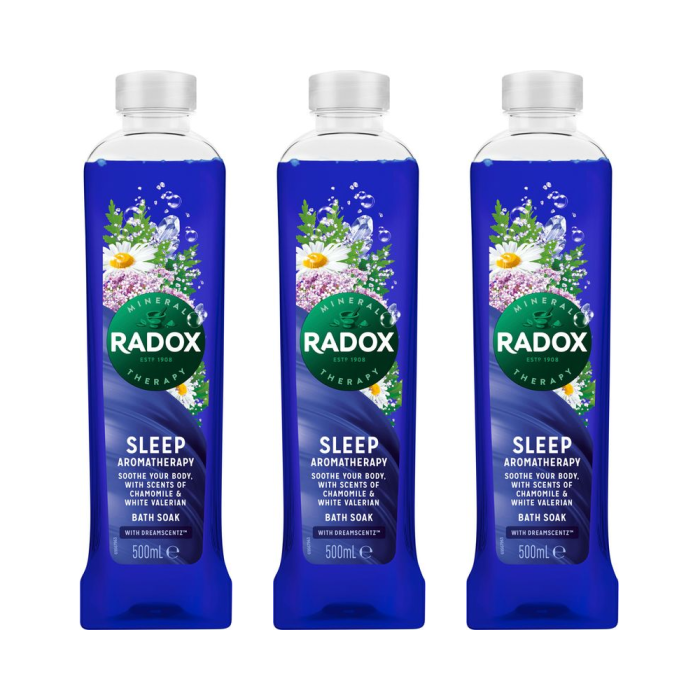 Radox Mineral Sleep & Calm Aromatherapy Bath Soak 500 ML - Pack of 3