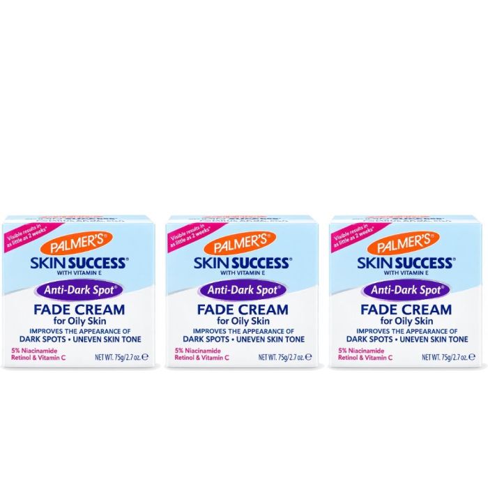 Palmers Anti-Dark Spot Fade Cream 75g    - Pack of 3