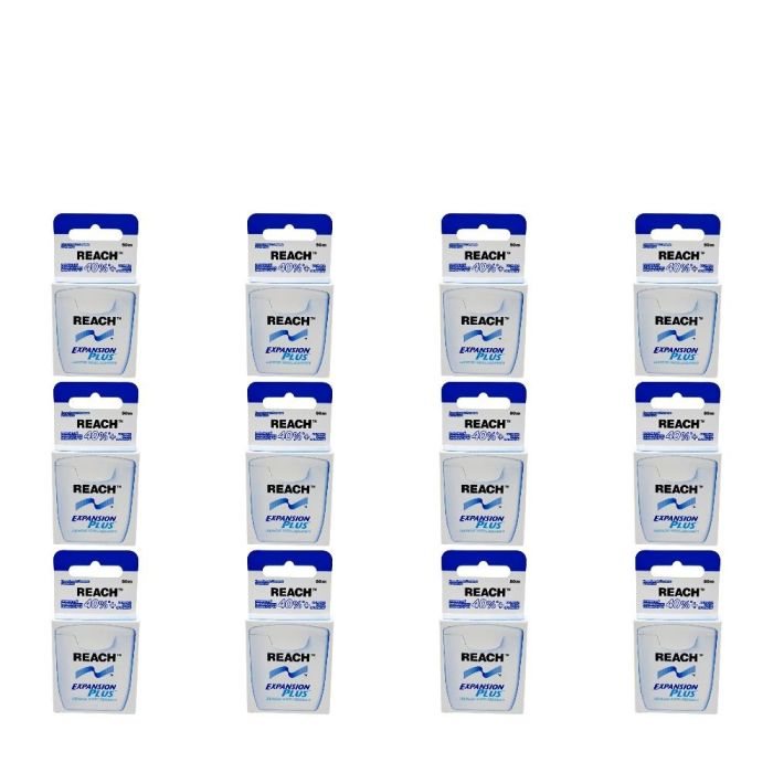 Reach Waxed Dental Floss 50m - Pack of 12