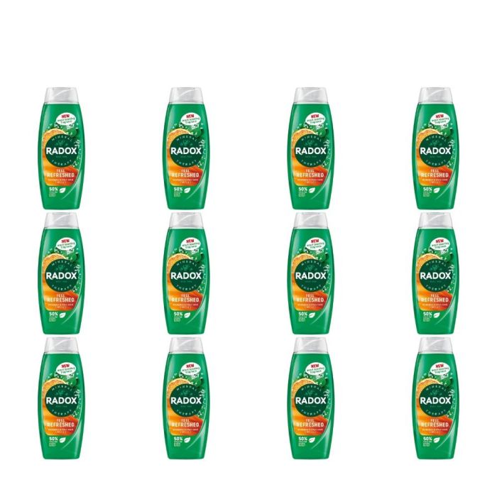 Radox Mineral Therapy Feel Refreshed Eucalyptus & Citrus Shower Gel 450ml - Pack of 12