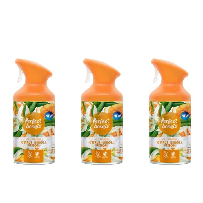Perfect Scents Citrus Neroli Fusion Room Spray 250ml - Pack of 3
