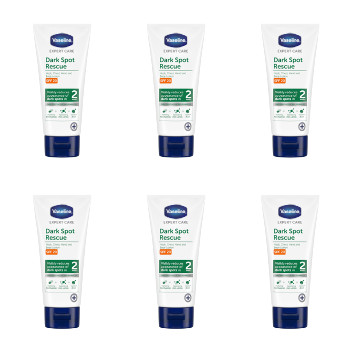 Vaseline Dark Spot Rescue Lotion SPF20 100 ml - Pack of 6