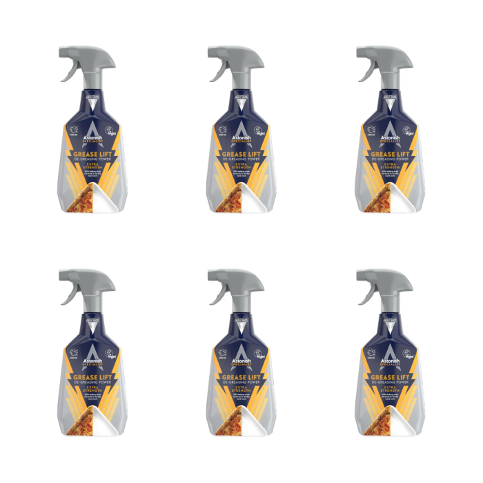 Astonish Specialist Grease Lifter Extra Strength De-Greasing Power 750ML - Pack of 6