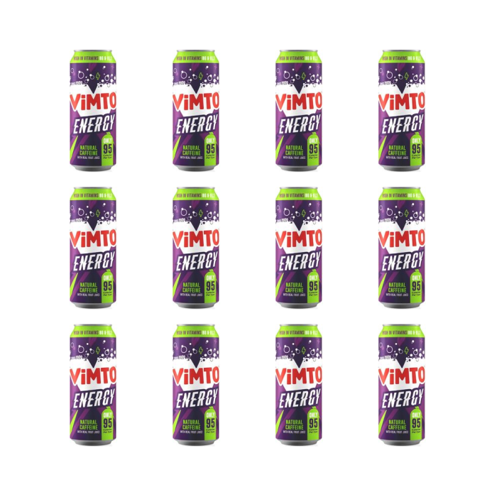 Vimto Energy Drink Original 500 ML - Pack of 12