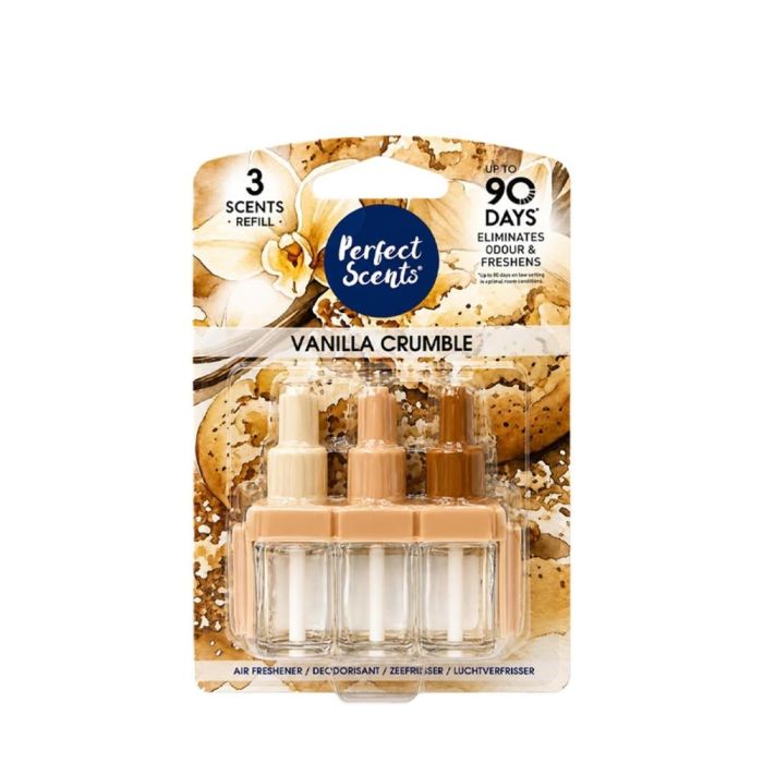 Perfect Scents Vanilla Crumble Air Freshener 3 Refill 20ml Per Pack