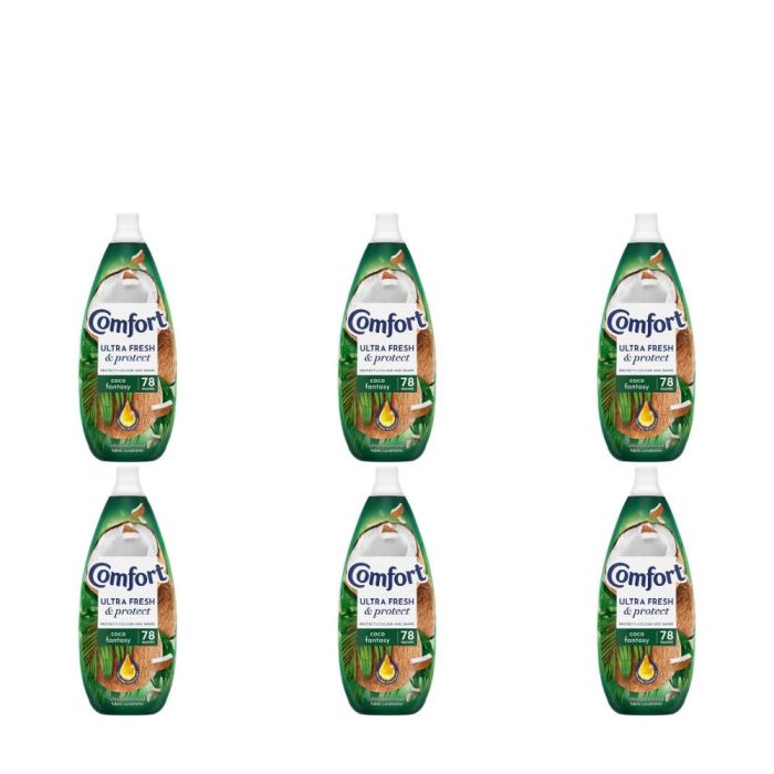 Comfort Coco Fantasy Fabric Conditioner 78 washes - Pack of 6