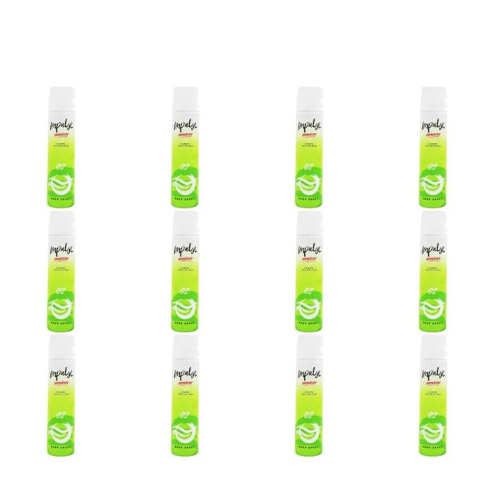 Impulse Lemon & Freesia O2 Body Spray 75ml - Pack of 12