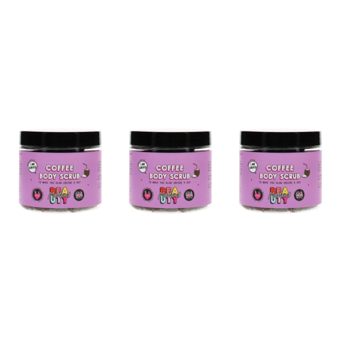 Mallows Coffee Beauty Body Scrub 180g - Pack of 3