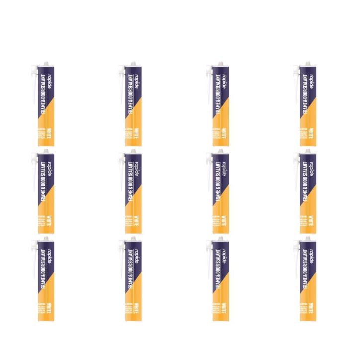 Rapide Frame & Door Sealant White 260ml - Pack of 12