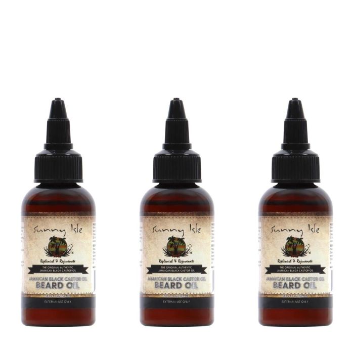 Sunny Isle Jamaican Black Beard Oil 60ml - Pack of 3