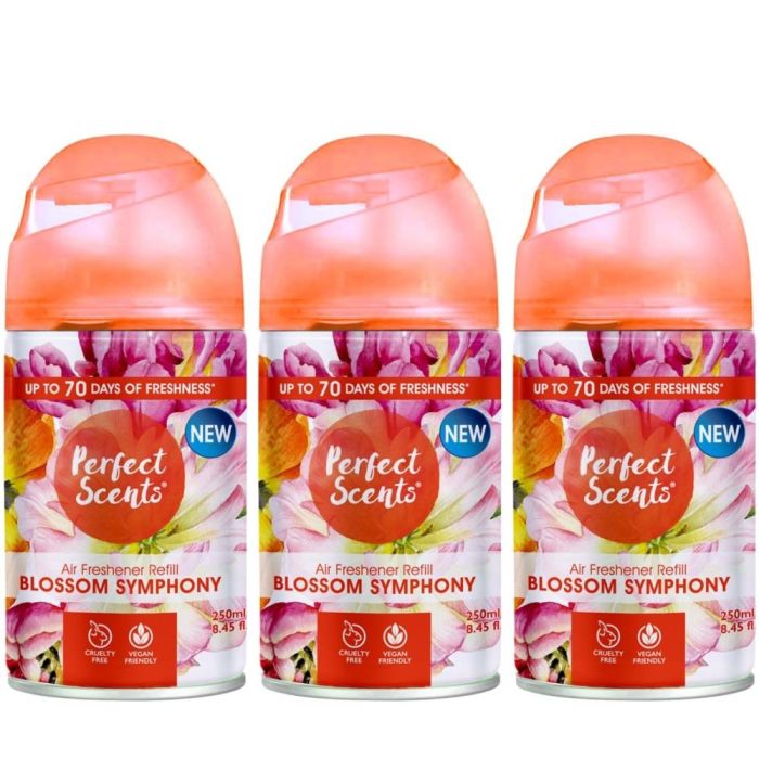 Perfect Scents Blossom Symphony Automatic Air Freshener Refill 250ml - Pack of 3
