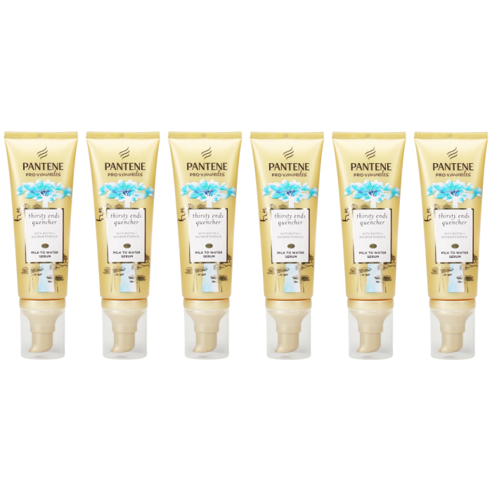Pantene Pro-V Miracles Thirsty Ends Quencher Milk To Water Serum 70ML - Pack of 6