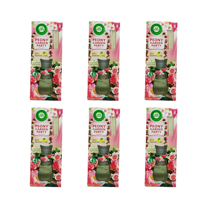 Air Wick Reed Diffuser Peony Garden Party 42 ml - Pack of 6