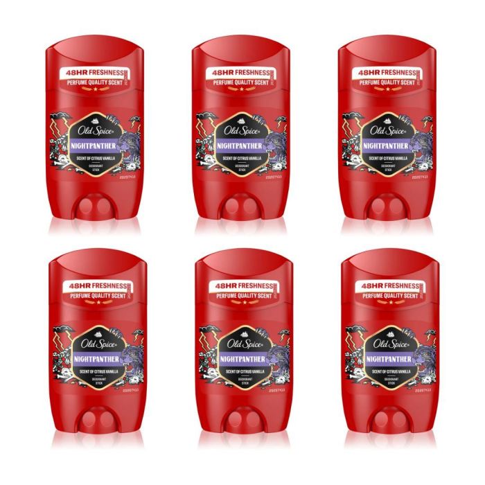 Old Spice Night Panther Deodorant Stick 50 ML - Pack of 6