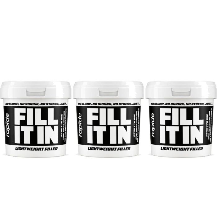 Rapide Fill It In Lightweight Filler Tub 1L - Pack of 3
