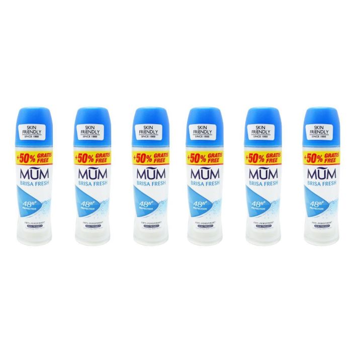 Mum Brisa Fresh Roll On Anti-Perspirant 75 ML - Pack of 6