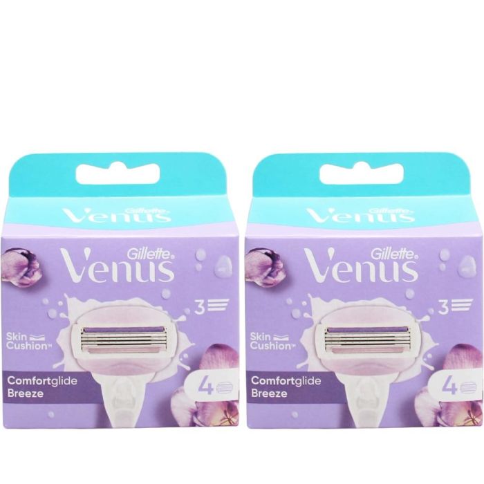Gillette Venus Breeze Razor 4 Blades - Pack of 2