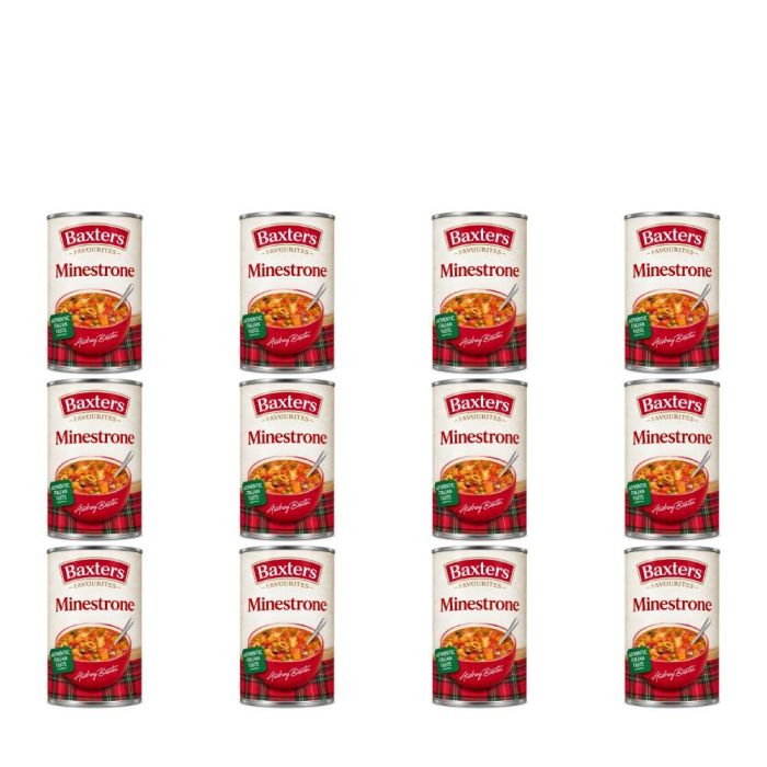 Baxters Favourites Minestrone Soup 400g - Pack of 12