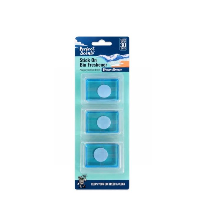 Perfect Scents Ocean Breeze Stick On Bin Freshener 3 Pcs