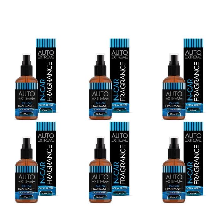 Auto Extreme Ocean Breeze Car Air Freshener Spray 100ml - Pack of 6