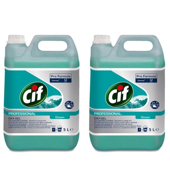 Cif Oxy-Gel Ocean All Purpose Cleaner 5L - Pack of 2
