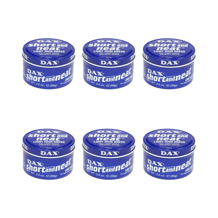 Dax Short and Neat Light Hair Dress 3.5 oz - Pack of 6