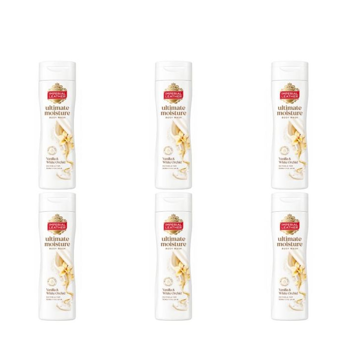 Imperial Leather Ultimate Moisture Vanilla & White Orchid Body Wash 225ml - Pack of 6