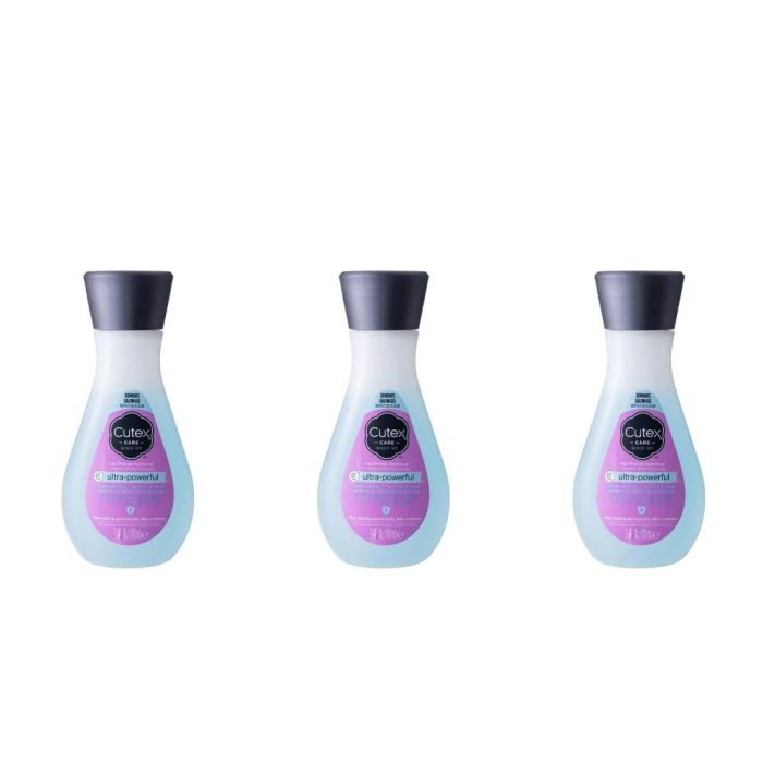 Cutex Ultra Powerful Nail Polish Remover 100ml - Pack of 3