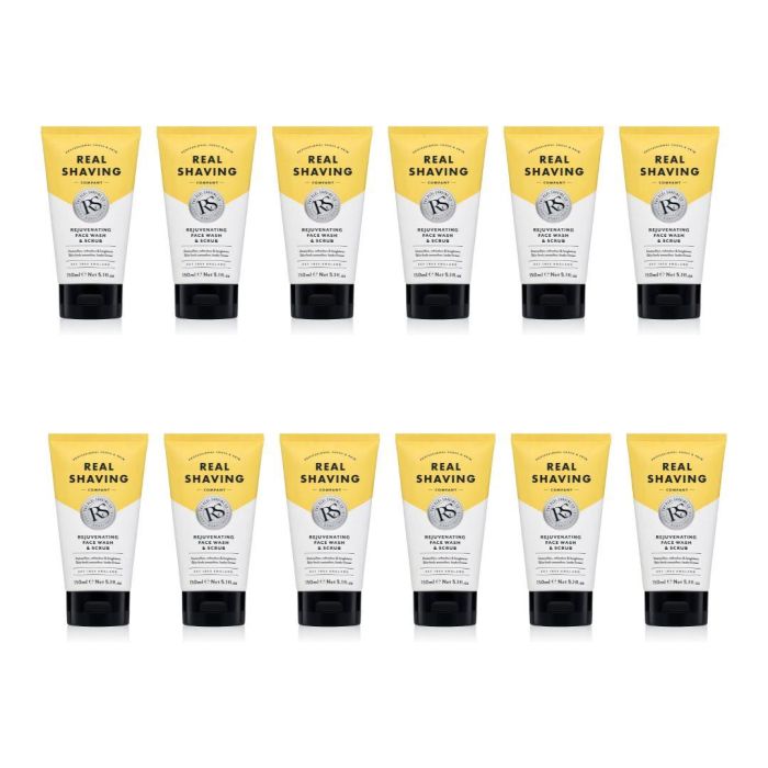 The Real Shaving Company Rejuvenating Face Wash & Scrub 150 ML - Pack of 12