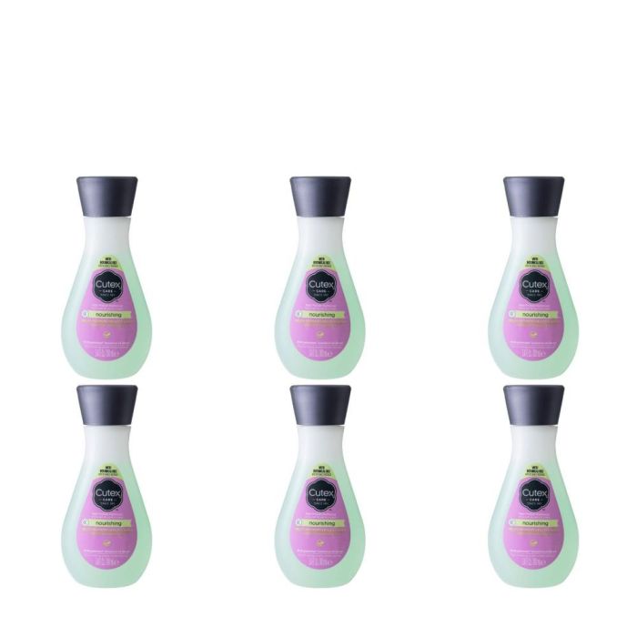 Cutex Nourishing Nail Polish Remover 100ml - Pack of 6