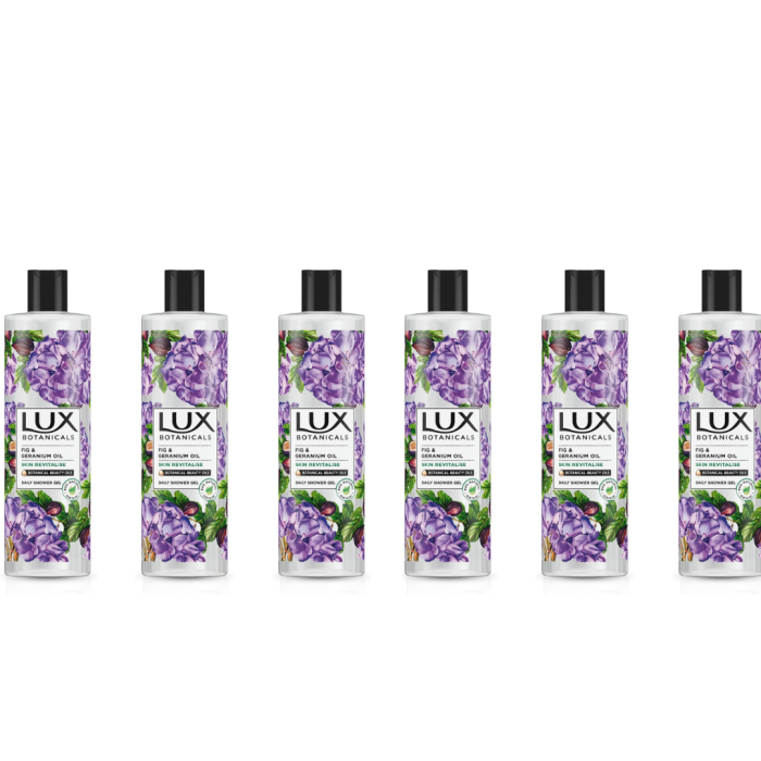 Lux Botanicals Fig & Geranium Oil Purifying Shower Gel 500ml - Pack of 6