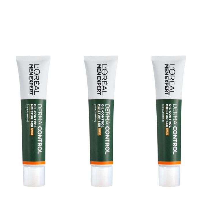 Loreal Derma Oil Control Moisturiser 50ml - Pack of 3
