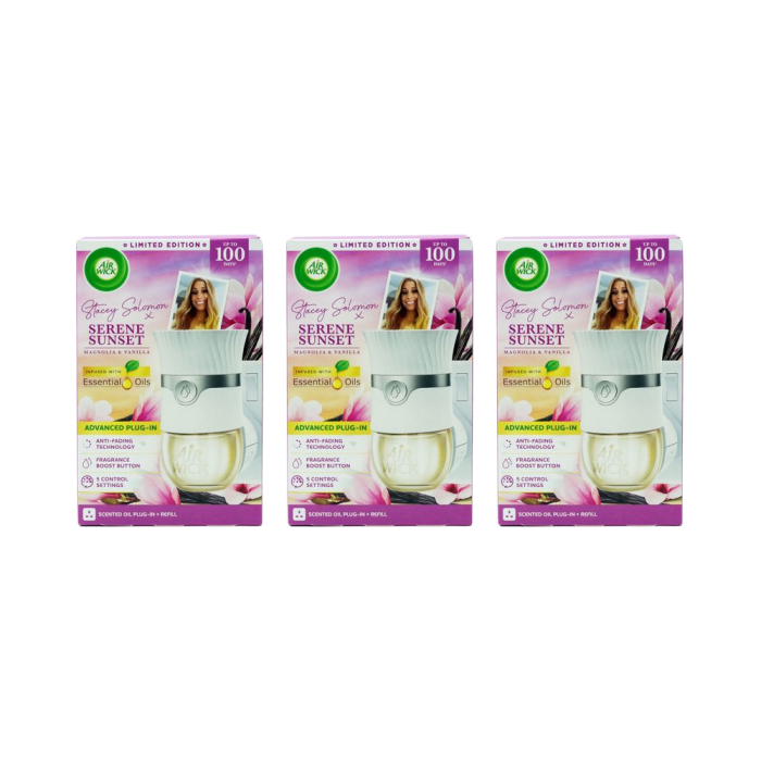 Airwick Serene Sunset Electric Plug in Kit 19ML - Pack of 3