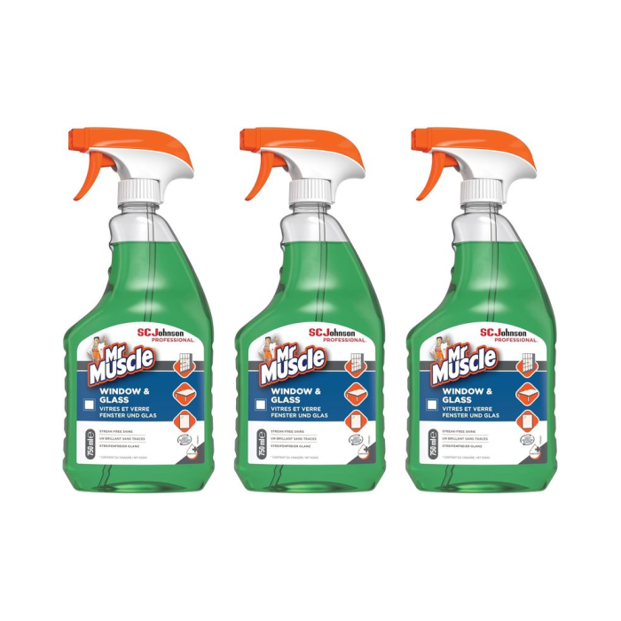 Mr Muscle Window & Glass Spray 750 ML - Pack of 3
