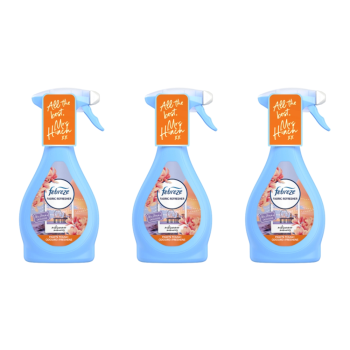 Febreze Mrs Hinch's Midsummer Memories Fabric Freshener Spray 500ML - Pack of 3