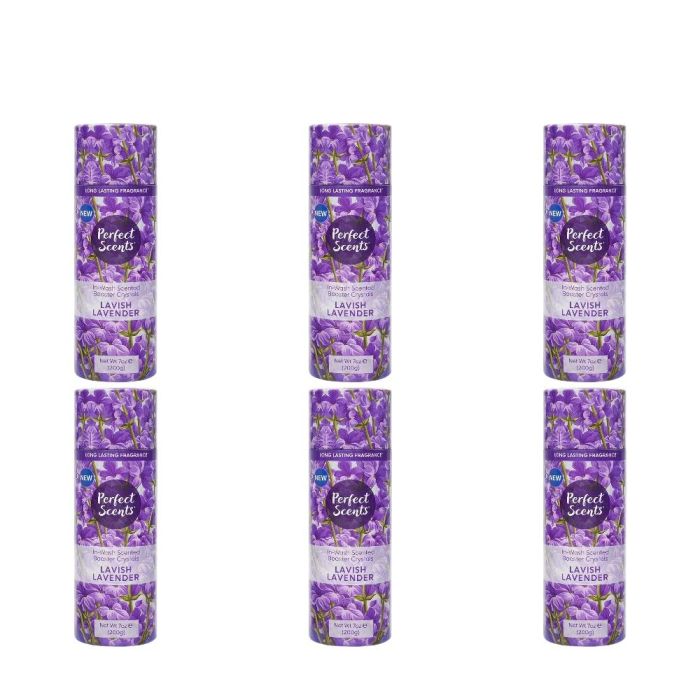 Perfect Scents Lavish Lavender Laundry Scent Booster Crystals 200g - Pack of 6