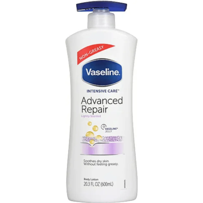 Vaseline Advance Repair Body Lotion 600ml pump bottle 
