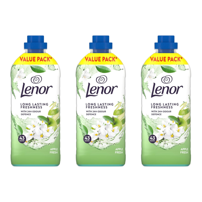 Lenor Apple Fresh Fabric Conditioner 1419ml - Pack of 3