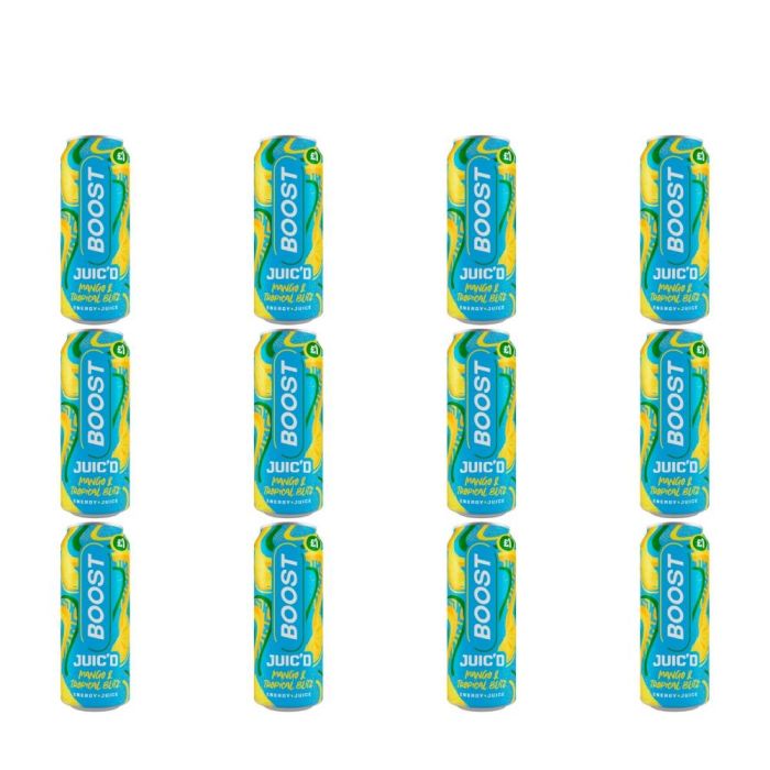 Boost Juic'd Mango & Tropical Blitz Energy Drink 500ml - Pack of 12