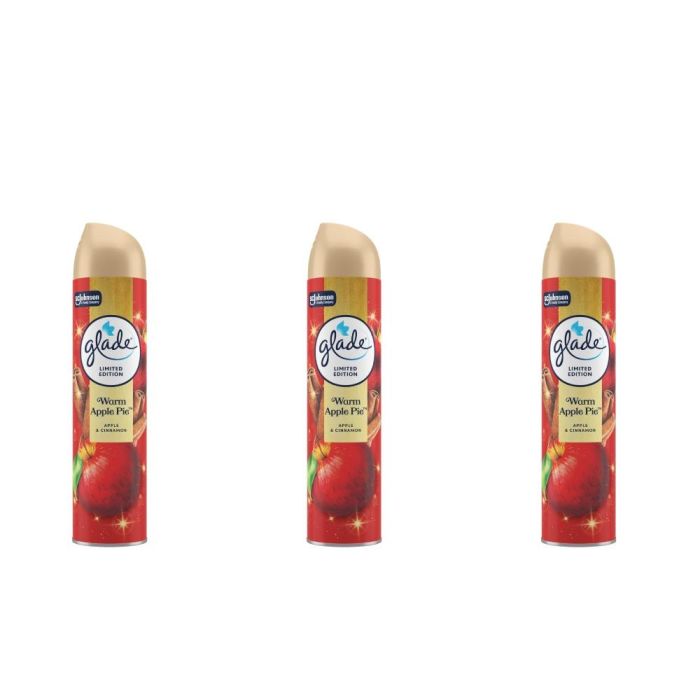 Glade Apple & Cinnamon Air Freshener Spray 300ml - Pack of 3