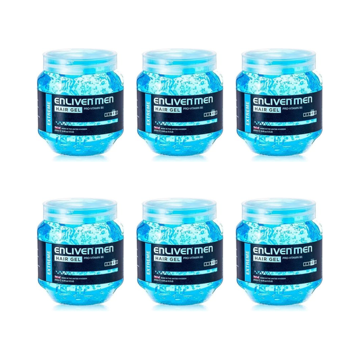 Enliven Extreme Blue Hair Gel 250ml - Pack of 6