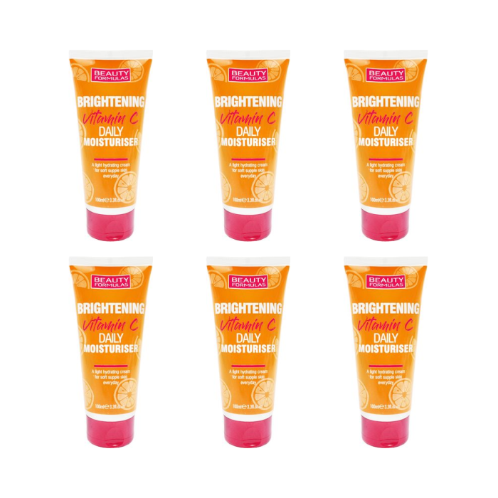 Beauty Formulas Brightening Vitamin C Daily Moisturiser 100ML - Pack of 6