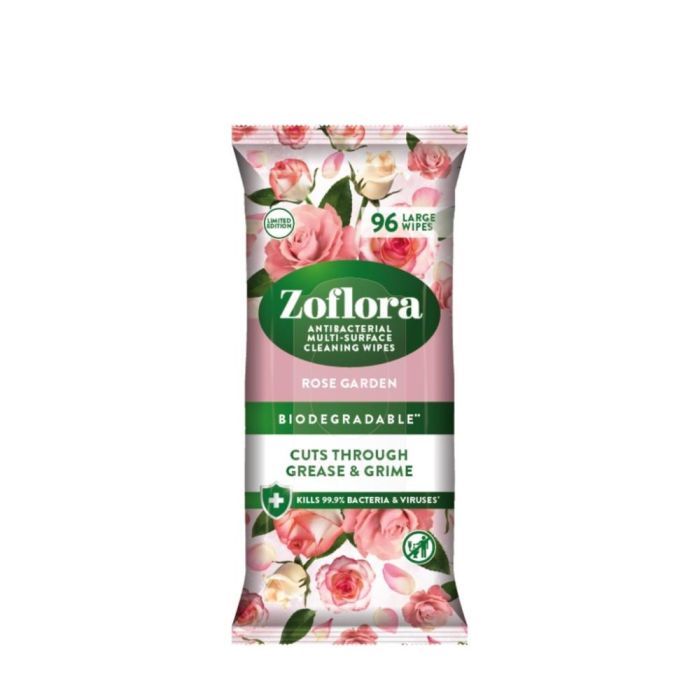 Zoflora Rose Garden Cleaning Wipes 96 wipes