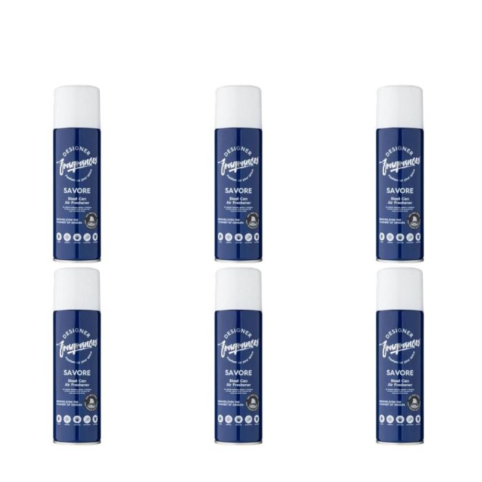Designer Fragrances Savore Blast Can Air Freshener 300ml - Pack of 6