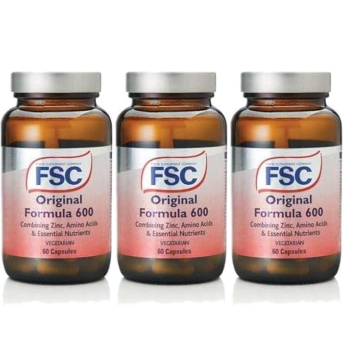 FSC Original Formula 600 Supplement 60 Capsules - Pack of 3