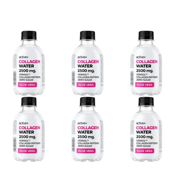 Active+ Collagen Water 2500mg Aloe Vera 240ml - Pack of 6