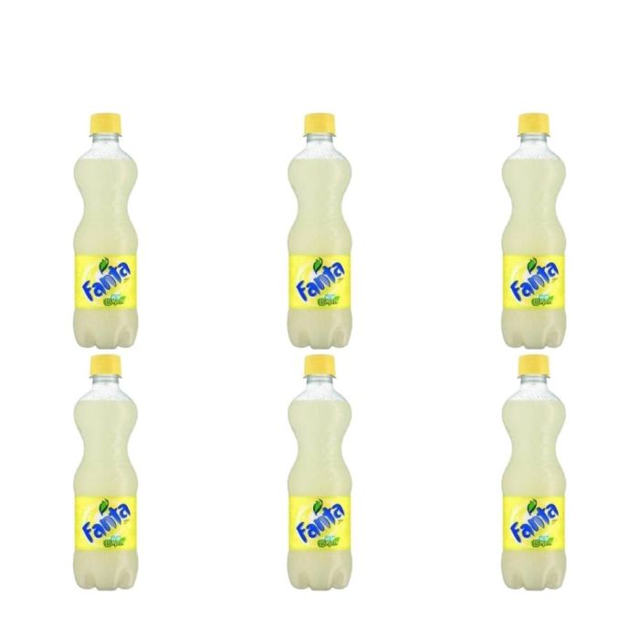 Fanta Lemon Soft Drink 500ml - Pack of 6