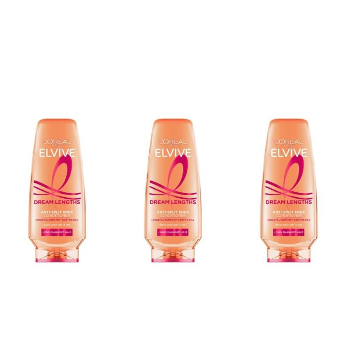 Loreal Paris Elvive Dream Lengths Conditioner 500ml - Pack of 3